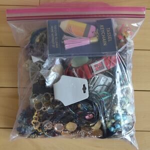 Assorted Costume Jewelry Grab Bag 4.5 lbs Rings Necklaces Bracelets and More